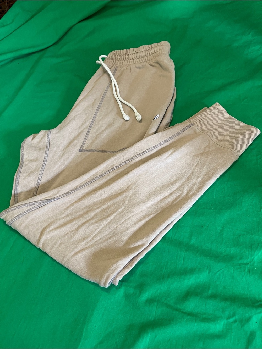 Champion Beige/Tan Drawstring Jogger Pants